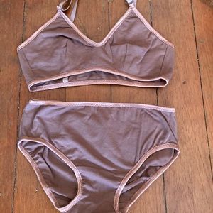 Brook there underwear set in nutmeg